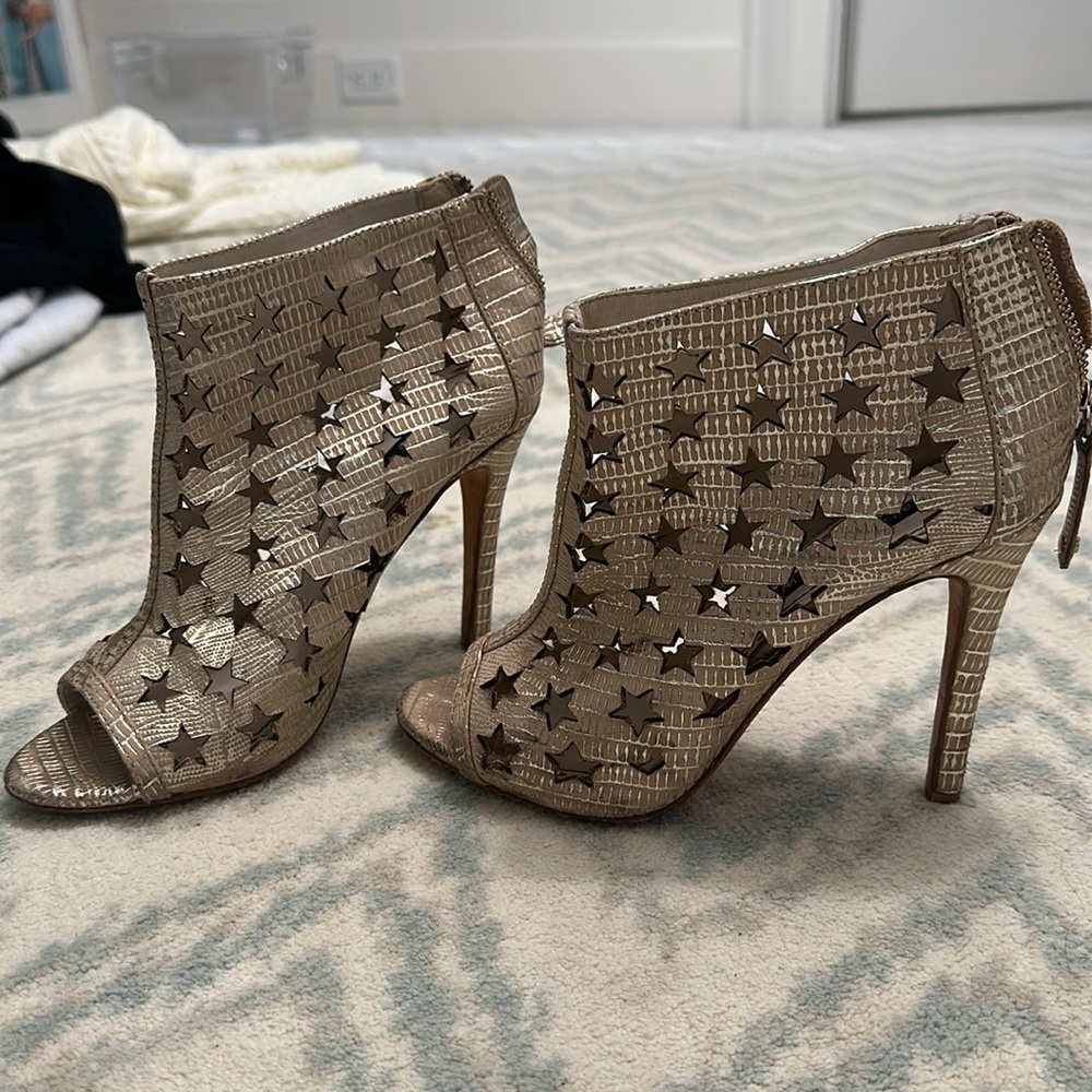 Alice and Olivia Star Cut Out Heels